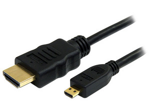 Cable de 1.8m HDMI 1.4 de alta velocidad con Ethernet, Cable Adaptador HDMI a Micro HDMI, Macho a Macho