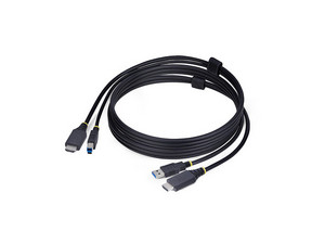 Cable KVM HDMI y USB 3.0, 5 Gbps, 1.8 m, 4K 60 Hz, Combo HDMI 2.0 y USB, para Switch Conmutador KVM.
