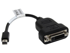 Adaptador StarTech de Mini-DisplayPort (20 pin) Macho a DVI-I (25 pin) Hembra.