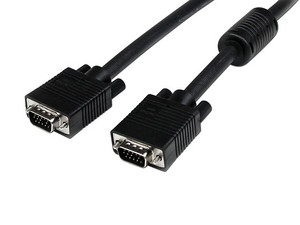 Cable de video StarTech de VGA (macho) a VGA (macho), 3m. Color negro.