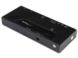 Switch conmutador automático HDMI de 2 puertos con selección rápida 4K.
