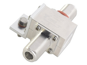 Protector Coaxial Times Microwave, Montaje Universal, para equipos HF, VHF y UHF (20 - 1000 MHz), Conectores N-hembra.