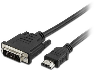 Cable HDMI a DVI 3m - DVI-D Macho - HDMI Macho - Adaptador - Negro