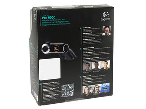 Logitech Cámara web Pro 9000 para PC con resolución de video de 2.0  megapíxeles y óptica de lente Carl Zeiss