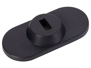 Placa de Anclaje Adhesiva BRobotix 406283 con Ranura K-SLOT, Para Laptop, Tablet y Smartphone, Tipo Palanca, Color Negro.