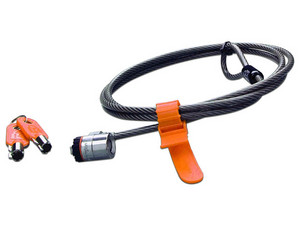 Candado para Laptop Kensington K64186FM, 1.8m, Cerradura con Llave, Bloqueo T-Bar.
