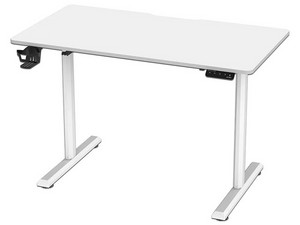 Escritorio Ergonómico Actek ERGO DESK 1 ED717, Altura Ajustable, Soporta Hasta 80Kg, Color Blanco.