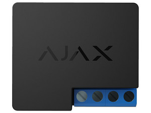 Relé de Control de Alimentación Ajax WallSwitch, Protección de tensión 230V, Color Negro.