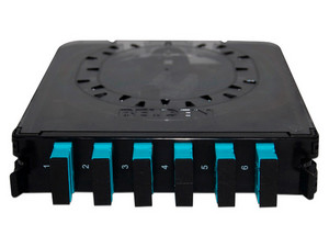 Cassete Belden FC3X06SDFS, 6 Adaptadores SC, 12 Hilos Multimodo OM3.