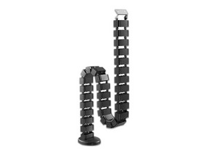 Organizador De Cables Brobotix Vertical Articulado. Color Negro