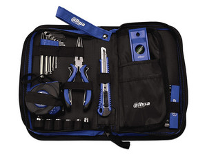 Kit de Herramientas Dahua MATPRO2430 para Instalaciones de cámaras, incluye estuche.