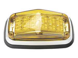 Luz de advertencia Epcom de 8 X 4", protección IP67, SAE, Ideal para Ambulancias. Color Ámbar. 