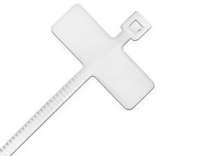Bolsa de Cinchos sujeta cables Enson, 100 piezas. Color Blanco.