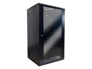 Gabinete De Piso/Pared Enson ENS-RKGU22PRO, 22U, Puerta Frontal De Cristal Templado Con Cerradura De Seguridad, Instalado Ranuras De Ventilación.