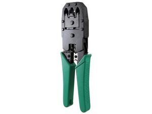 inzas Ponchadoras Enson ENS-NT01 para RJ9 (4 Pines), RJ11 (6 Pines) y RJ45 (8 Pines) con Cuchilla de Corte y Pelado de Cable.
