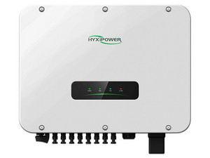 Inversor Tipo Cadena Hyxipower HYX-S30K-T 220V, Potencia de Salida 30KW, IP66, Color Blanco.