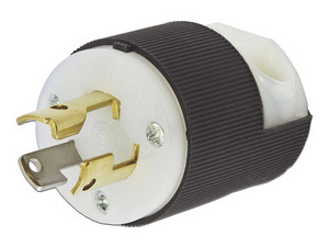 Clavija Industrial Hubbell HUB-HBL-4720C, con Bloqueo de Media Vuelta, 15A/125CA, Nema L5-15P.
