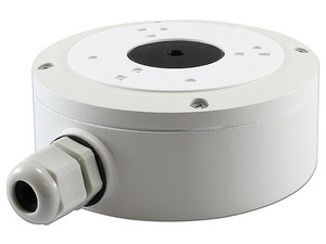 Caja de conexiones Meriva MVA-JB0301 para Cámaras de montaje en pared o techo, compatible con Cámaras de Lente fijo.