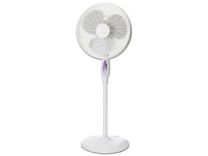 Ventilador de Piso Mytek 3123, de 16", Circular, Oscilatorio. Color Blanco.