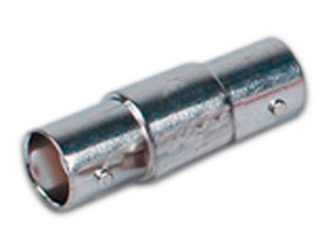 Adaptador cople BNC Venti, para cables BNC.