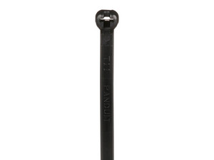Cincho de Nylon 6.6 Dome Top Panduit, de 203mm x 4.7mm, Exterior Resistente a Rayos UV, Paquete de 1000pz, Color Negro.