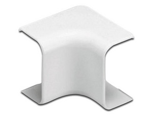 Conexión para esquina interior Panduit para conducto eléctrico LD10. Color blanco.