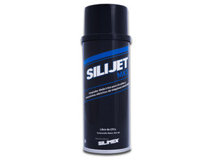 Limpiador Dieléctrico Silimex Silijet MKS para circuitos y mecanismos eléctricos de maquinas industriales, 454 ml.