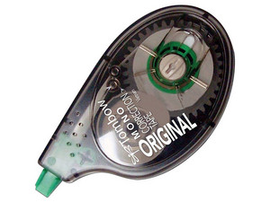 Cinta Correctora Zebra Tombow, 10m x 4mm, Caja con 6 Piezas.