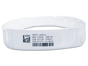 Brazaletes pediátricos Zebra LB2-PED-L3, 1000 hojas, 12 etiquetas por hoja, compatible con impresoras láser.
