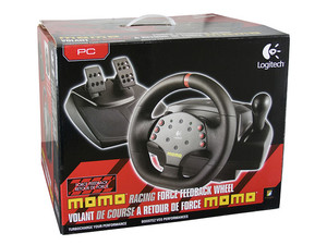 Grabar playa Stratford on Avon Volante Logitech MOMO Racing Force Feedback Wheel compatible con PC (USB)