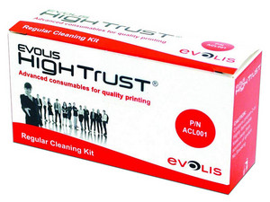 Kit de Limpieza Evolis ACL001 para impresoras de sublimación.