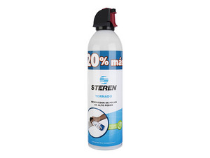 Aire Comprimido Steren Tornado para Remover el Polvo, 660 ml.