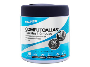 Toallitas limpiadoras Silimex. Bote con 30 Piezas.