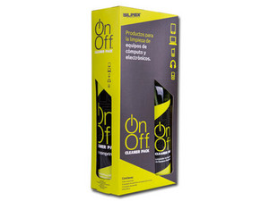 Kit de Limpieza Silimex On-Off para equipo de cómputo y electrónicos.