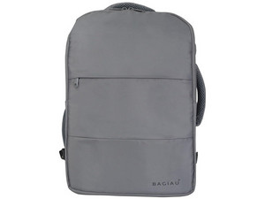 Mochila Bagiau para Laptop de 15.6", Color Gris.