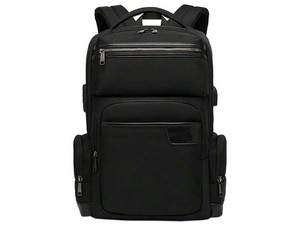 Mochila BRobotix Antirrobo Monaco 406238, Soporta Laptops de hasta 17", Candado Incorporado, Color Negro.