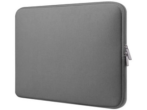 Funda de Neopreno BRobotix 256014-6 para Laptop de hasta 14.0". Color Gris.