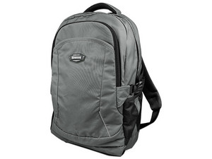 Klip Xtreme KNB-436GR, mochila para notebook de 15.6", poliéster, color gris, resistente al agua.