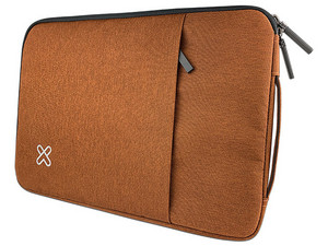 Funda Protectora para Laptop Klip Xtreme SquarePro, Soporta Laptops de hasta 15.6", Color Café.