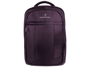 Mochila Perfect Choice Auden PC-083764 para Laptop de hasta 17". Color Morado.