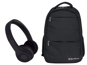 Mochila TechZone Warrior TZ18LBP01 para Laptop de hasta 15.6\