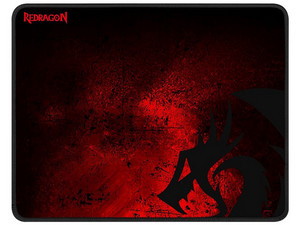 Mouse Pad Redragon Pisces P016 de 32 x 27 cm. Color Negro con Rojo.
