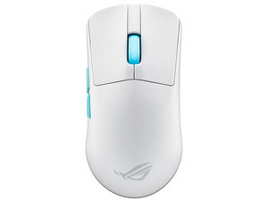 Mouse Óptico Gamer Asus P713 ROG Harpe Ace Aim Lab Edition, USB C, RF 2.4 GHz, Bluetooth 5.1, 36000 DPI, Color Blanco.