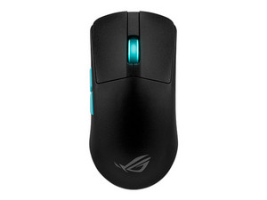 Mouse Óptico Gamer Inalámbrico Asus ROG Harpe Ace Aim Lab Edition, DPI de hasta 36,000, USB, AURA Sync,  Sensor ROG AimPoint, Conectividad USB 2.0, Bluetooth, 5 Botones, Color Negro.