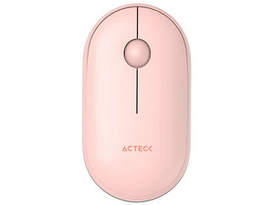 Mouse Inalámbrico Acteck MI460, hasta 1600 dpi, Color Rosa.