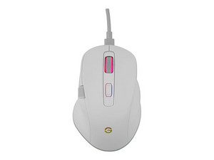 Mouse Gamer Getttech GGM-RGBTR-01, hasta 6400 dpi, 7 botones, RGB, Bluetooth, USB. Color Blanco.