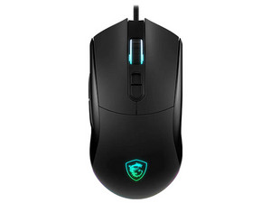 Mouse Gamer MSI FORGE GM320, USB, hasta 12800DPI, RGB, Color Negro.