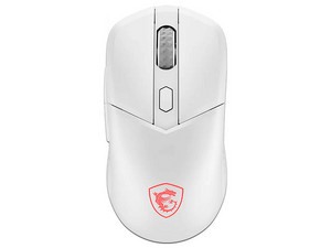 Mouse Gamer Inalámbrico MSI VERSA 300 W WHITE, hasta 8000DPI, 6 Botones, Color Blanco.