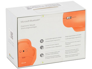 Microsoft - Souris Bluetooth Sans Fil Microsoft RJN-00039 Orange