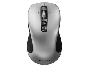 Mouse Inalámbrico Naceb Infinity Essencial NA-0132G, Color Gris.